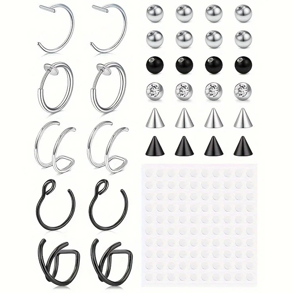 Body Jewelry Eyebrow - Fake Piercings Fake Lip Ring Fake