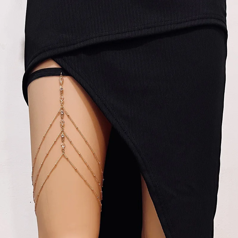 Body Jewelry Chain - Fashion Summer Bohemian Thigh Chain Simple