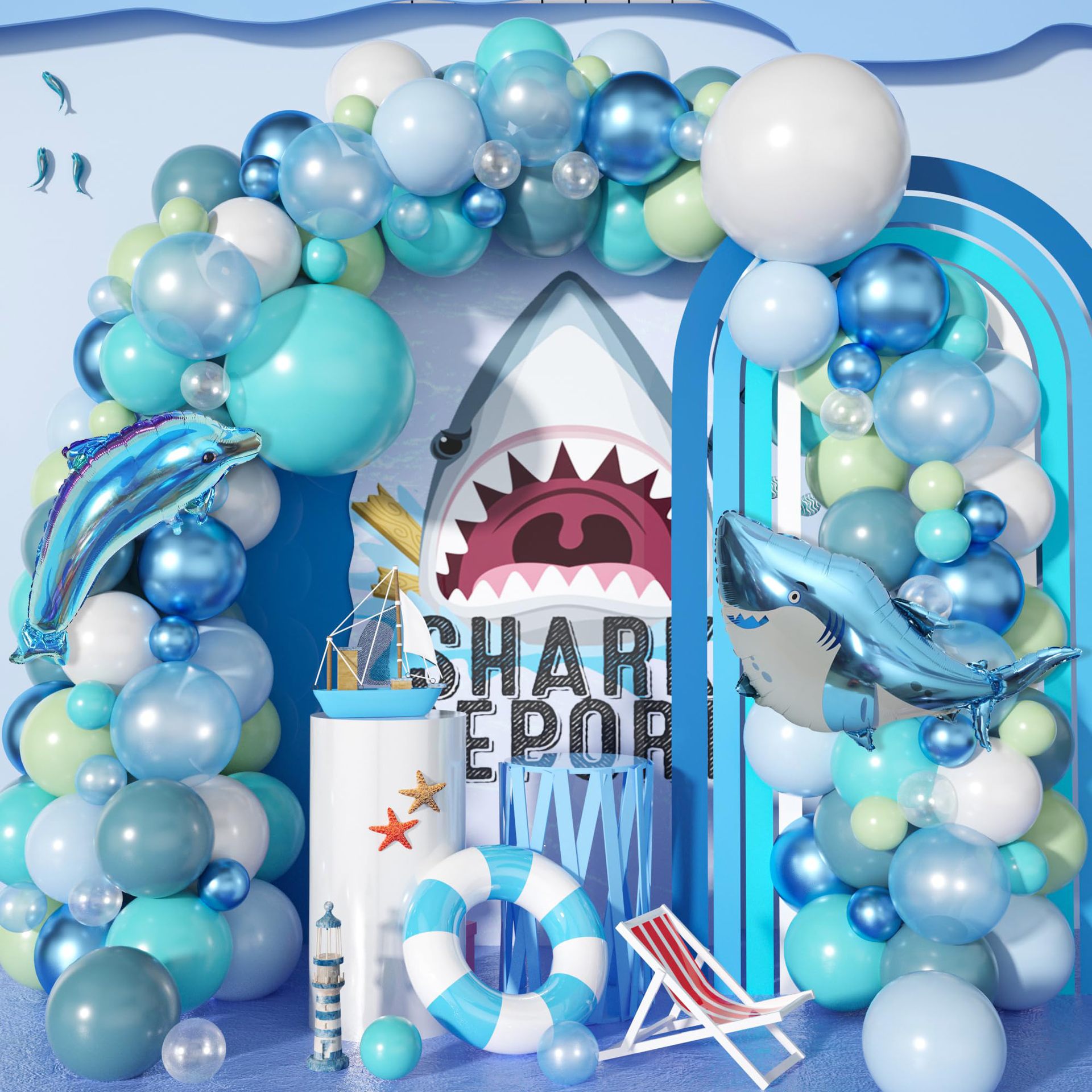 Body Jewelry Back - 101Pcs A Set of Ocean Themed