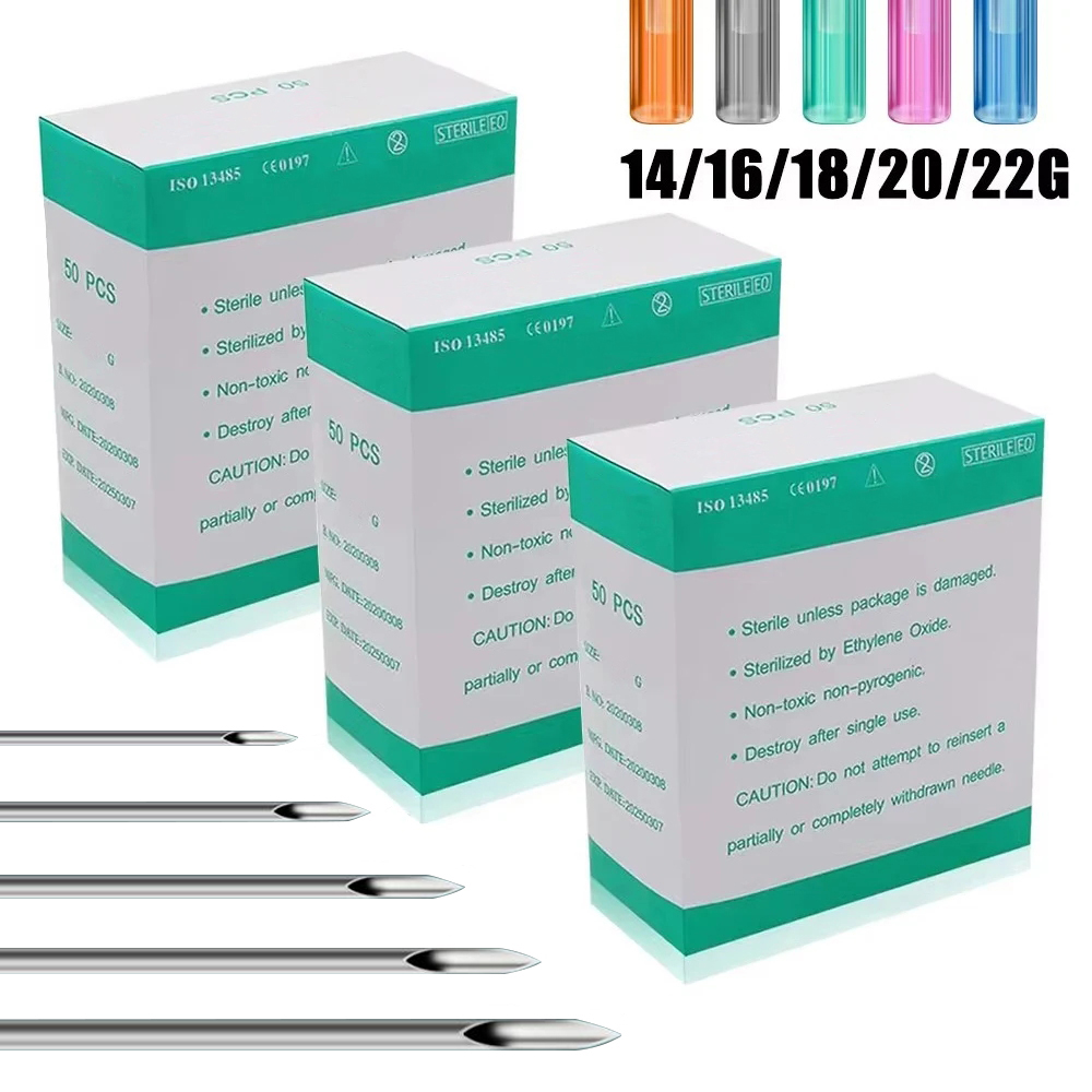 Body Jewelry Tool - 100/50/20/10pcs Piercing Needles Sterile Body Piercing