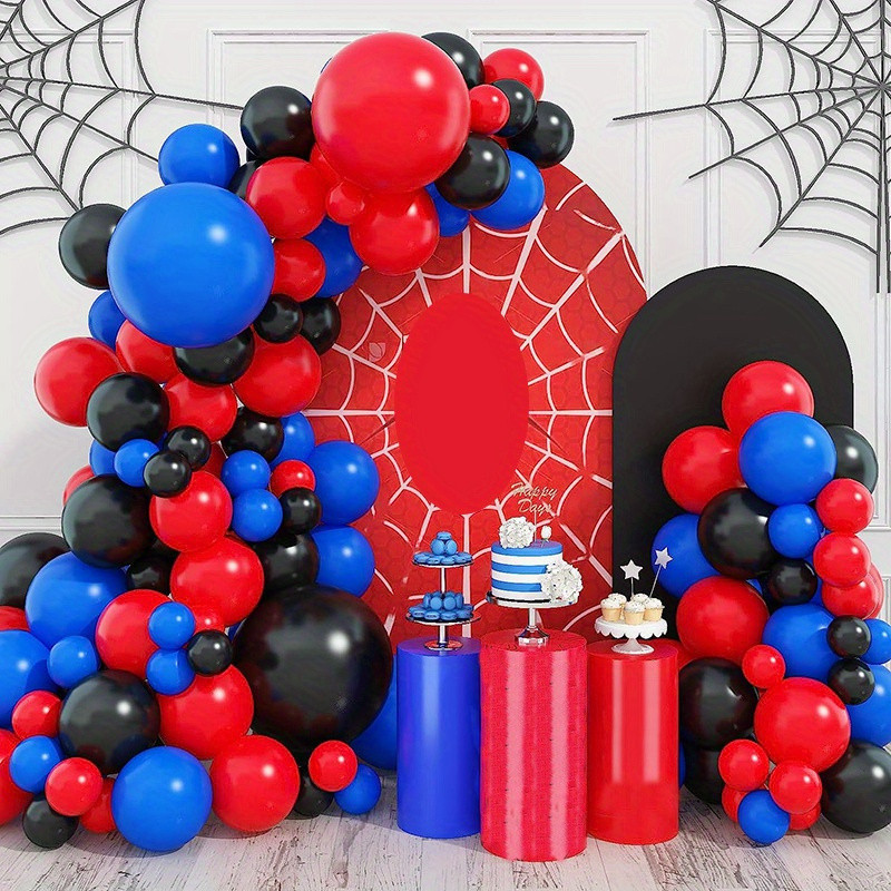 Body Jewelry Back - 95Pcs/Set Red Black Blue Latex Balloon