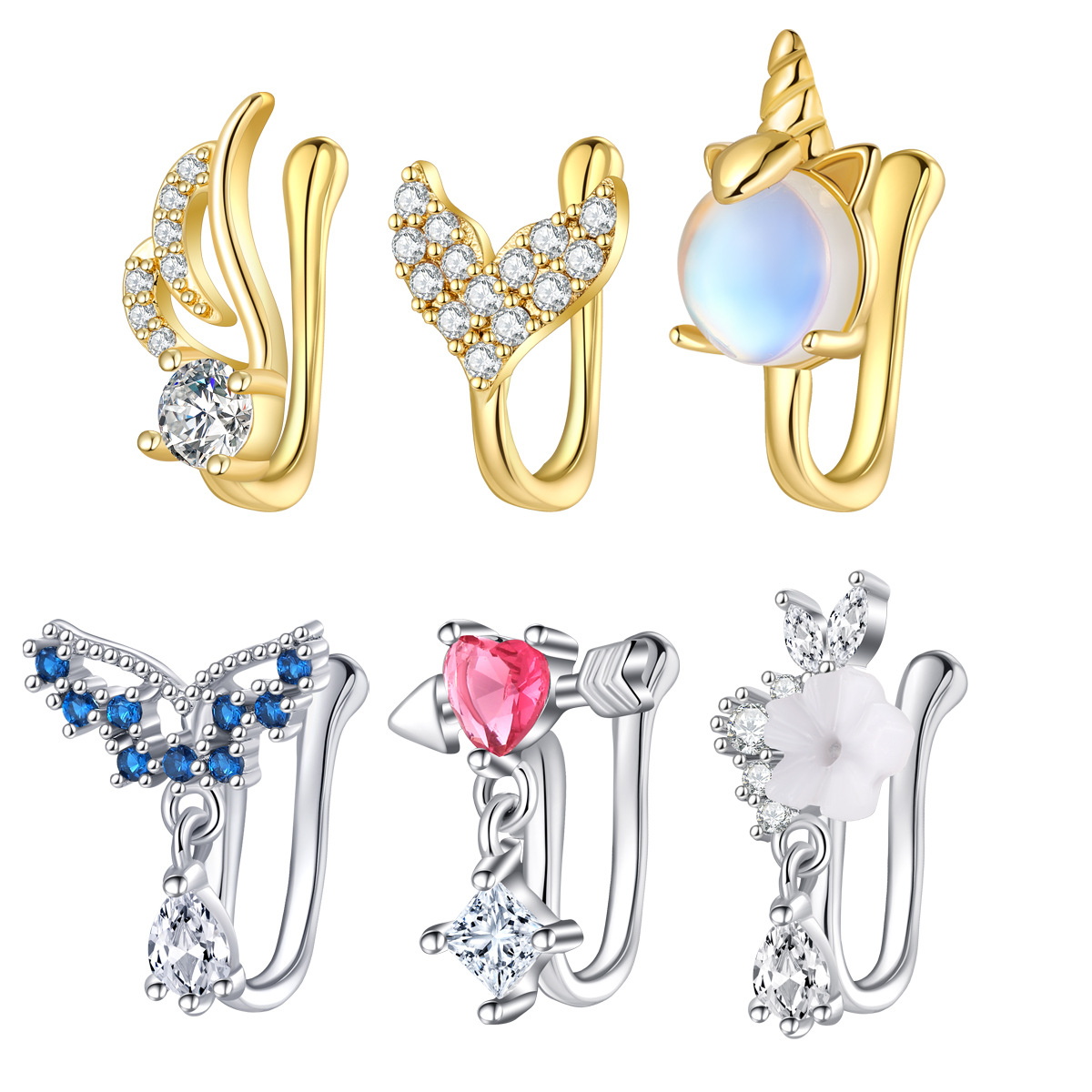 Body Jewelry And Piercing - Fake Nose Piercing Jewelry High Quality