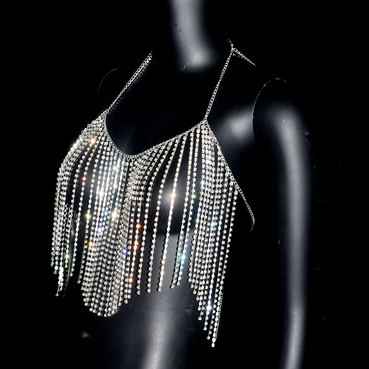 Sexy Shiny Women's Body Jewelr - Body Jewelry Bra review and price