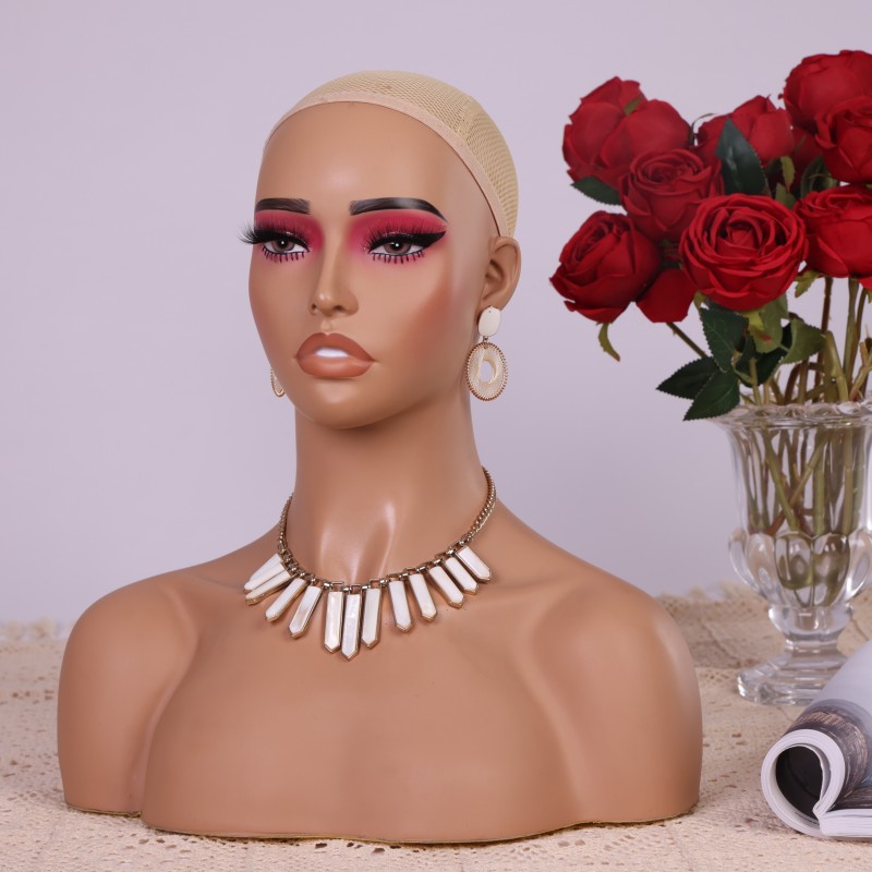 PVC Half Body Mannequin Head w - Body Jewelry Stores review and price