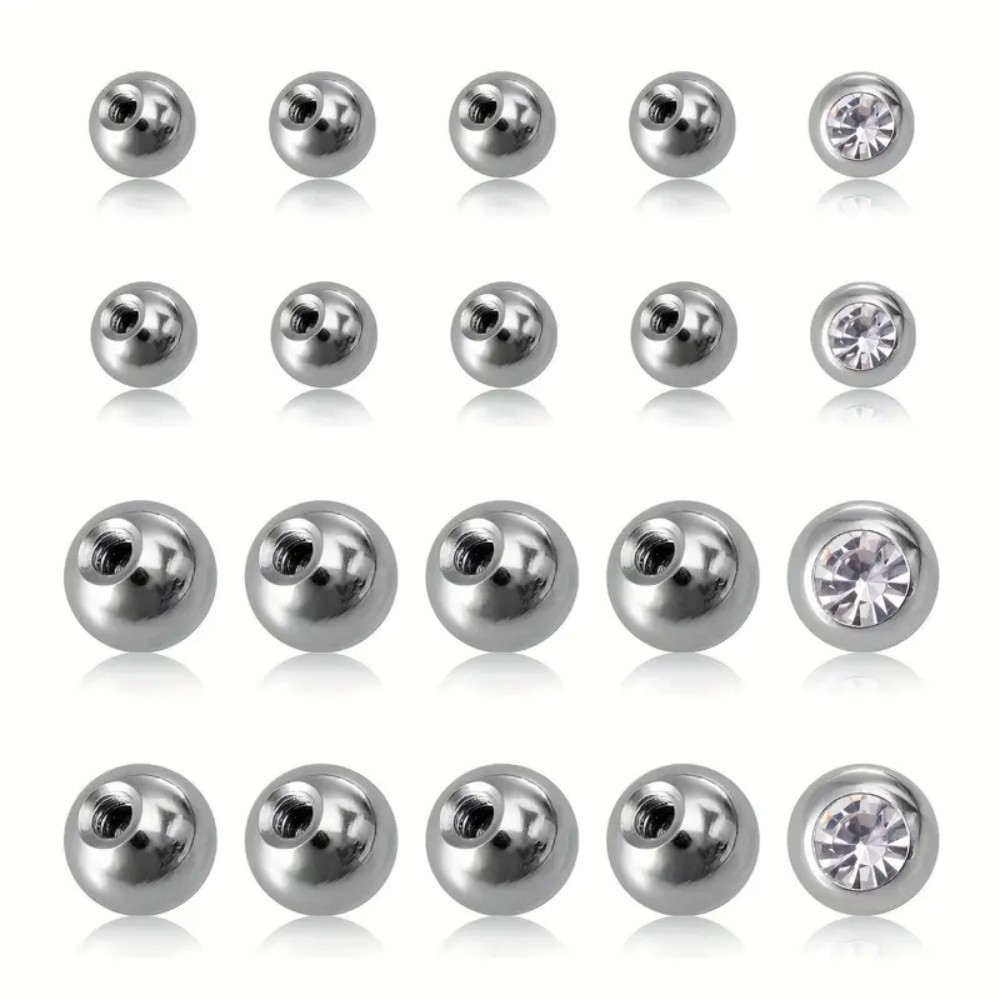 10pcs Piercing Balls 3mm 5mm S - Body Jewelry Stores review and price