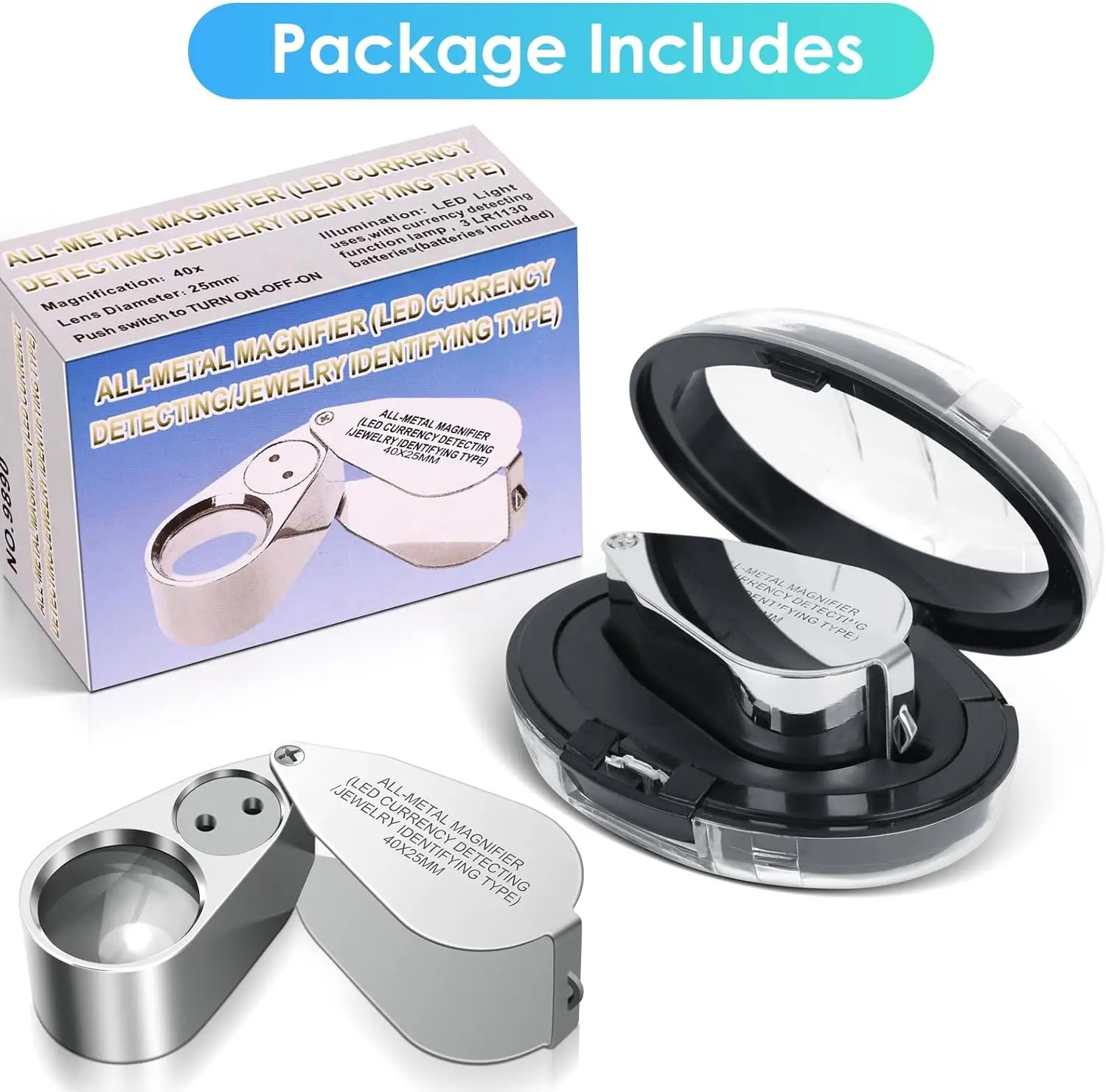 40X Illuminated Jeweler Loupe  - Body Jewelry Repair review and price