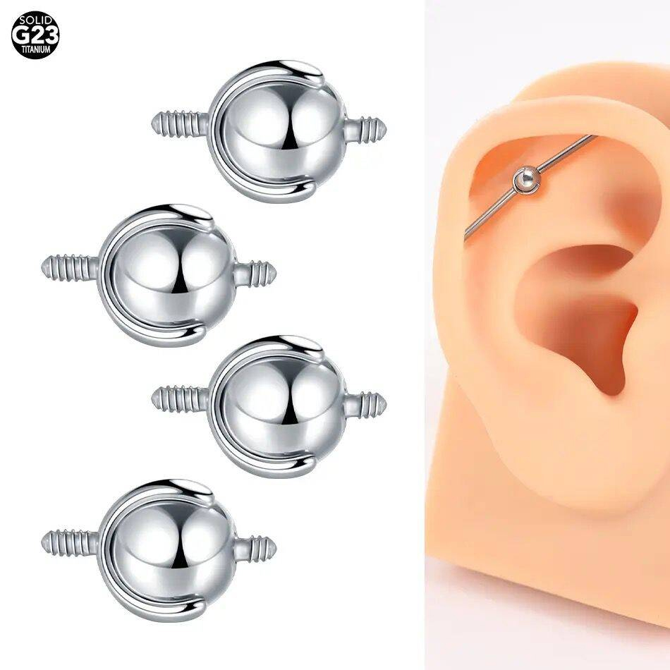 1Pc 16G/14G 4/5mm Industrial B - Body Jewelry Replacement Ball review and price