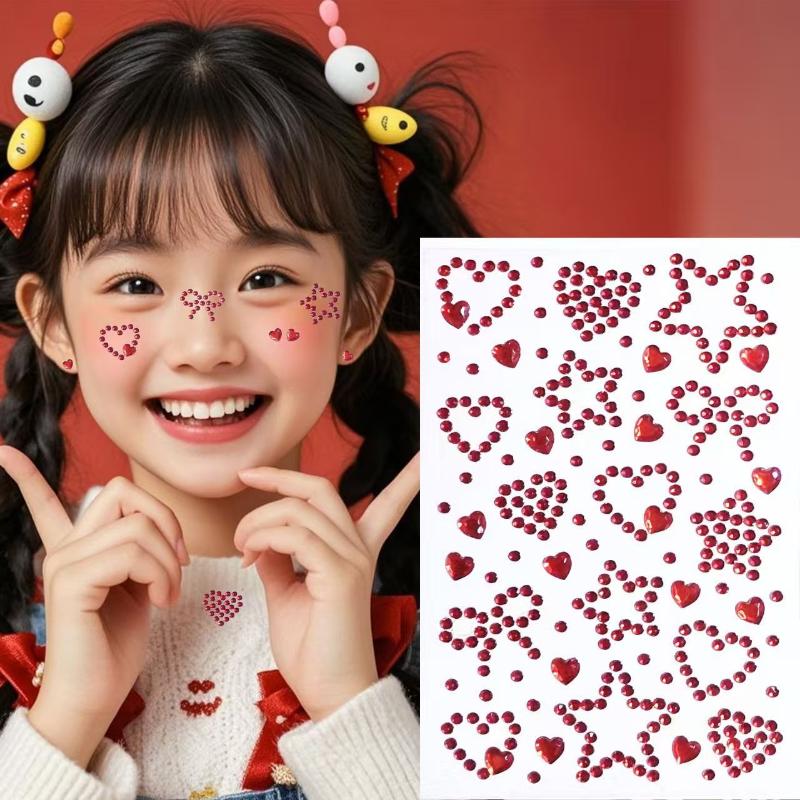 1 Sheet Colorful Self Adhesive - Body Jewelry Eyebrow review and price