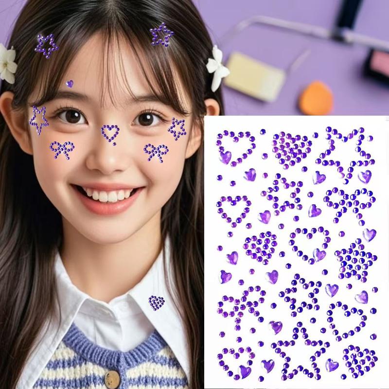 1 Sheet Colorful Self Adhesive - Body Jewelry Eyebrow review and price