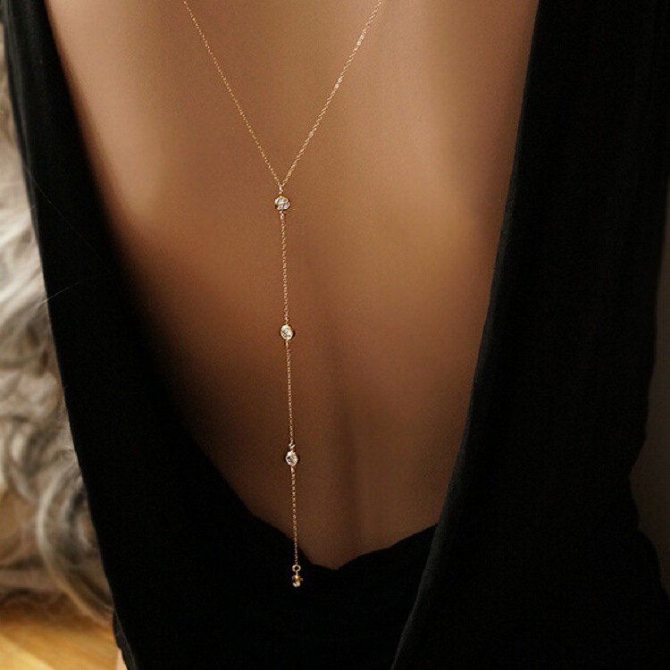 New Rhinestone Sexy Women's Ba - Body Jewelry Back review and price