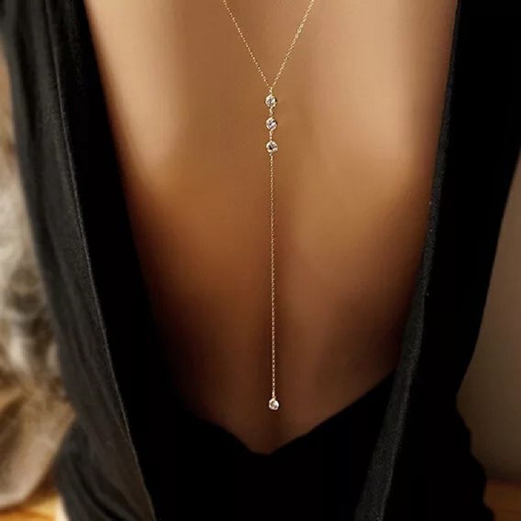 New Rhinestone Sexy Women's Ba - Body Jewelry Back review and price