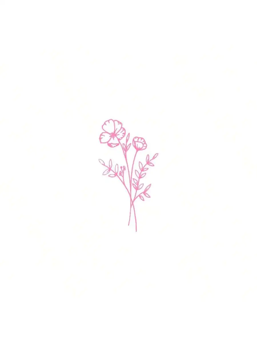 1pc Wild Flower Car Sticker, S - Body Jewelry And Piercing review and price