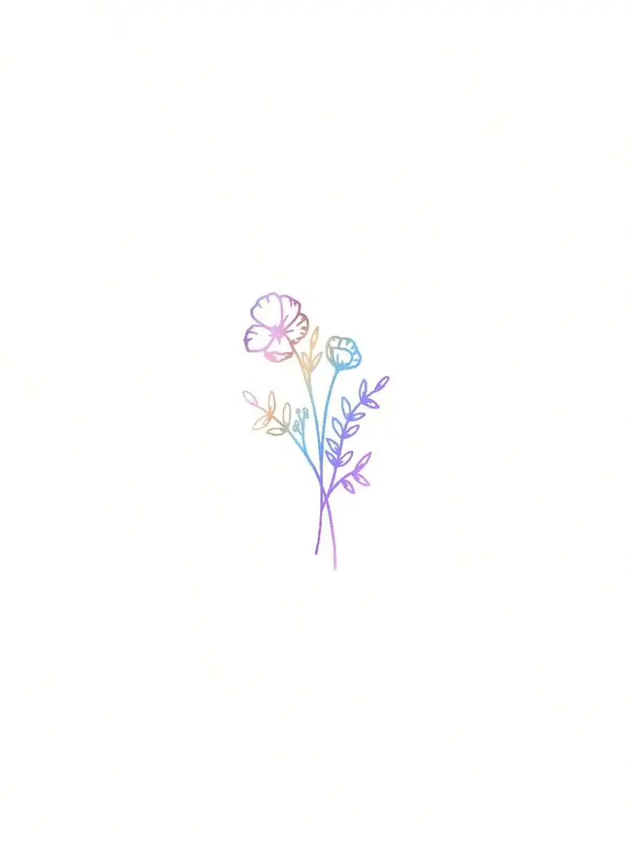 1pc Wild Flower Car Sticker, S - Body Jewelry And Piercing review and price