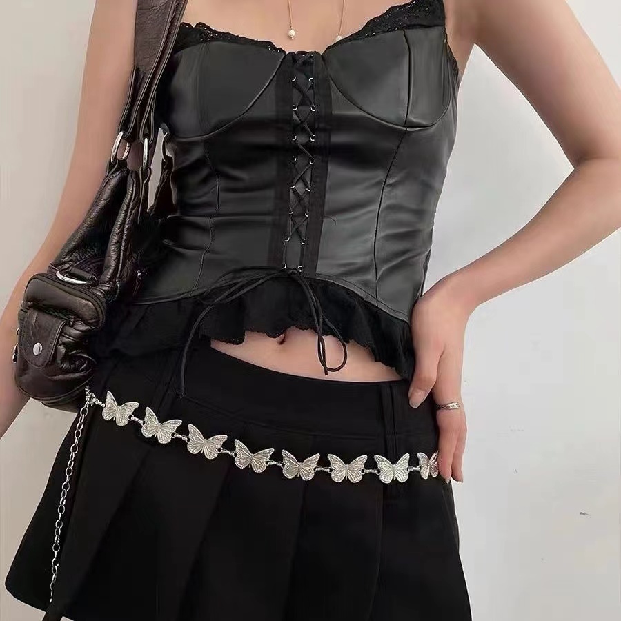 Fashion Butterfly Belt Waist C - Body Jewelry Chain review and price
