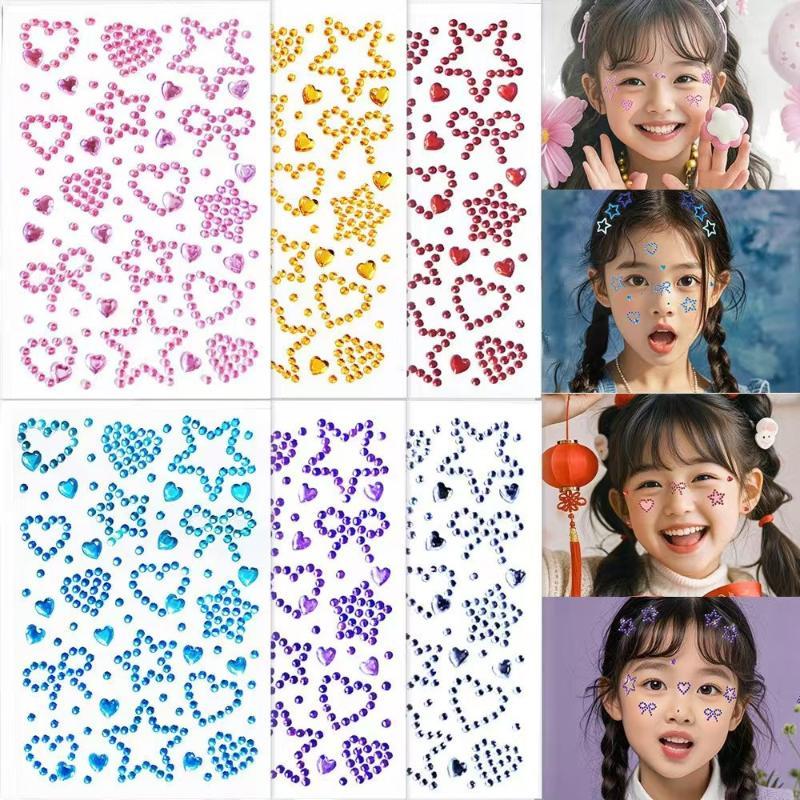 1 Sheet Colorful Self Adhesive - Body Jewelry Eyebrow review and price
