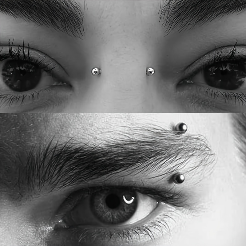Fake Piercings Fake Lip Ring F - Body Jewelry Eyebrow review and price