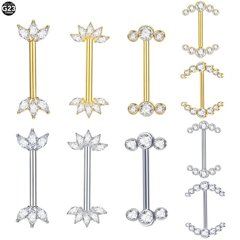 1Pc G23 Titanium Nipple Pierci - Zoor Body Jewelry review and price
