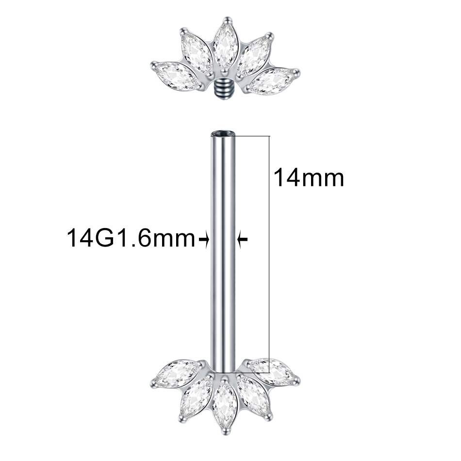 1Pc G23 Titanium Nipple Pierci - Zoor Body Jewelry review and price