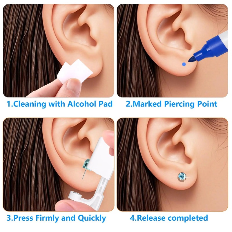 Disposable Sterile Ear Piercin - Body Jewelry Tool review and price