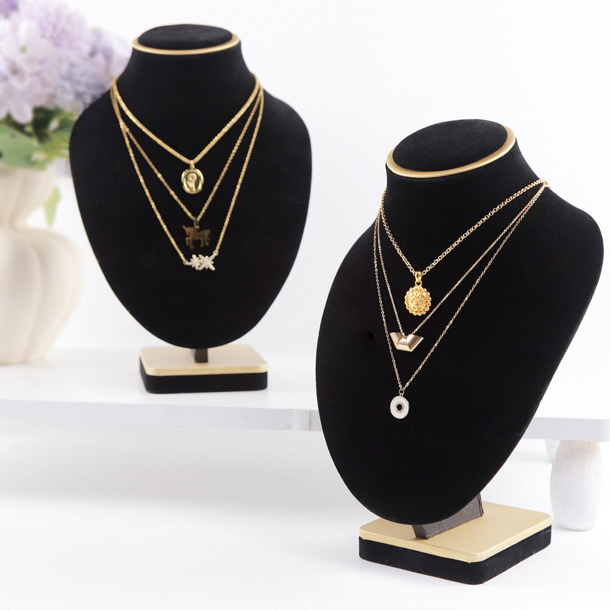 Body Black Velvet Jewelry Bust - Body Jewelry Stores review and price