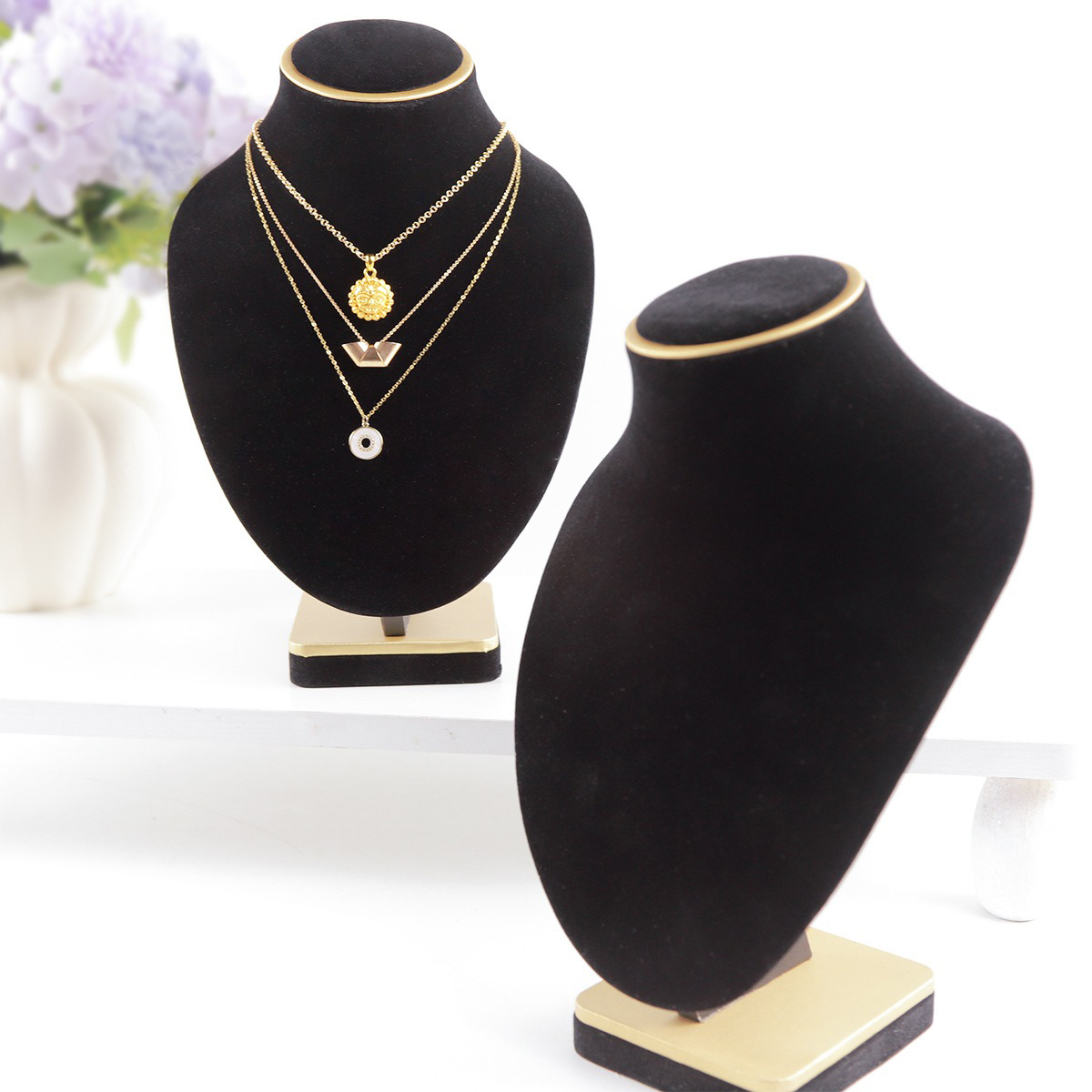 Body Black Velvet Jewelry Bust - Body Jewelry Stores review and price