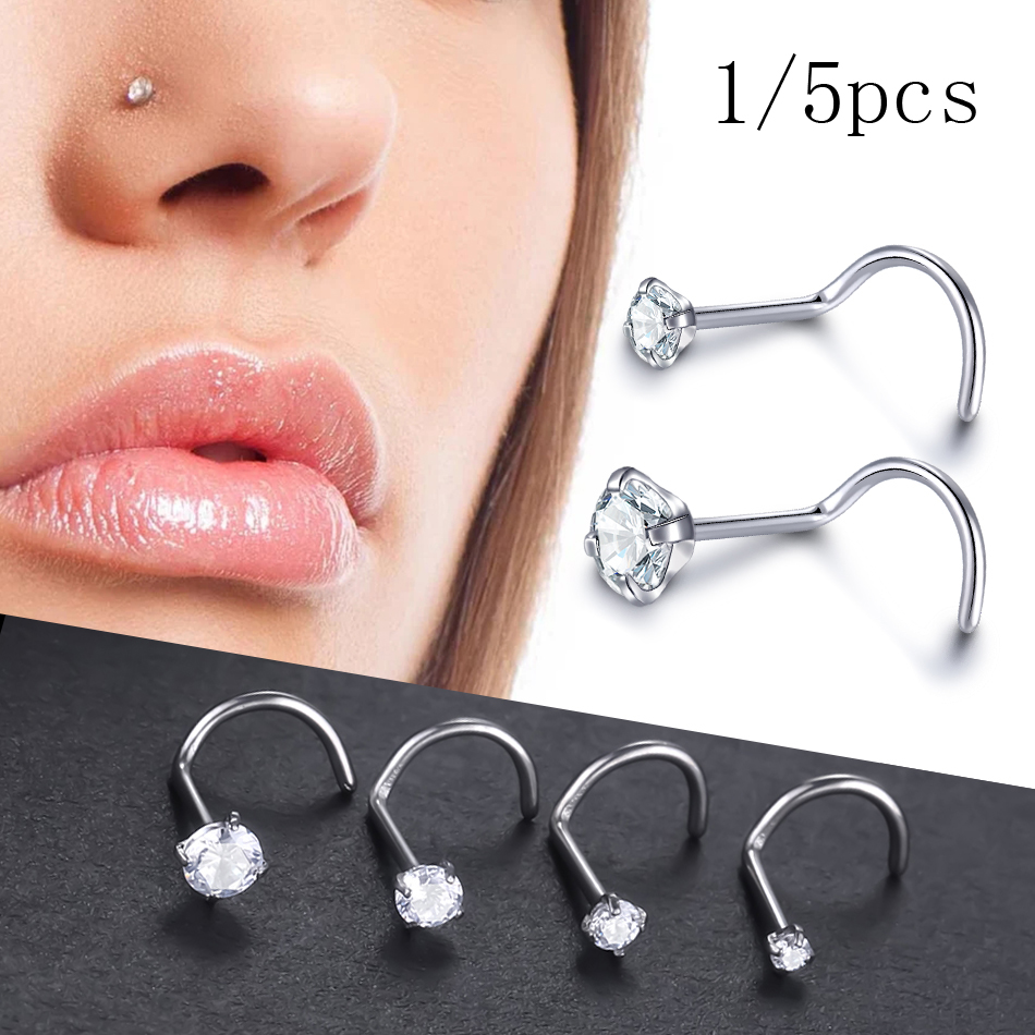 Implant Titanium Nose Stud Rin - Body Jewelry Implants review and price