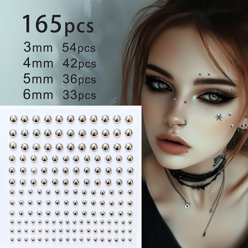 3D Face Eyes Party Makeup Tatt - Body Jewelry Eyebrow review and price