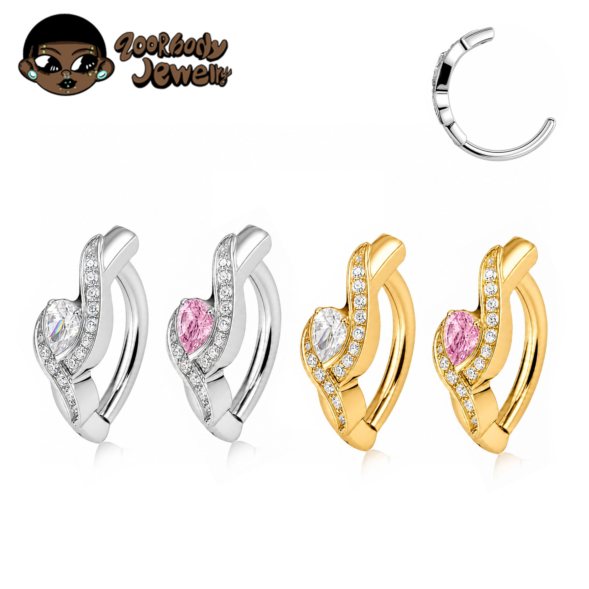 ZOOR ASTM F136 TItanium 14G Hi - Zoor Body Jewelry review and price