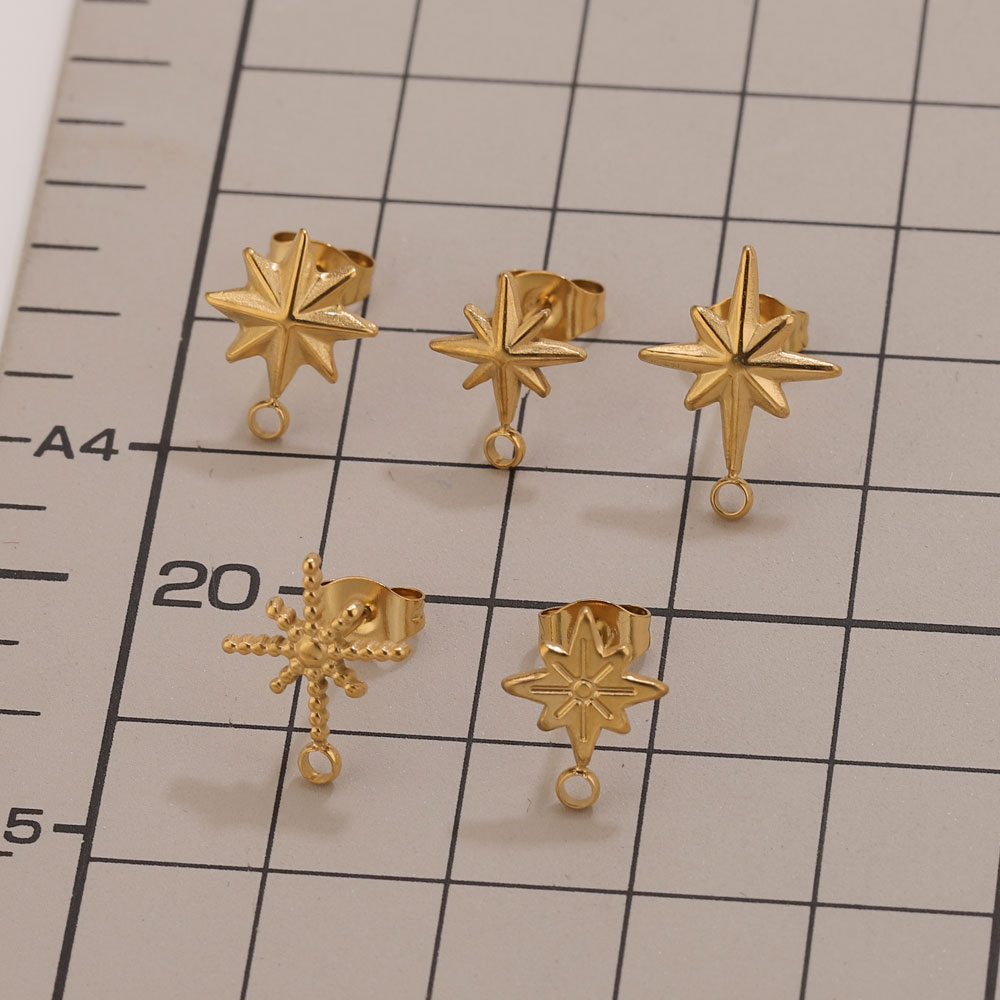 6pcs Stainless Steel Star Earr - Body Jewelry Tool review and price