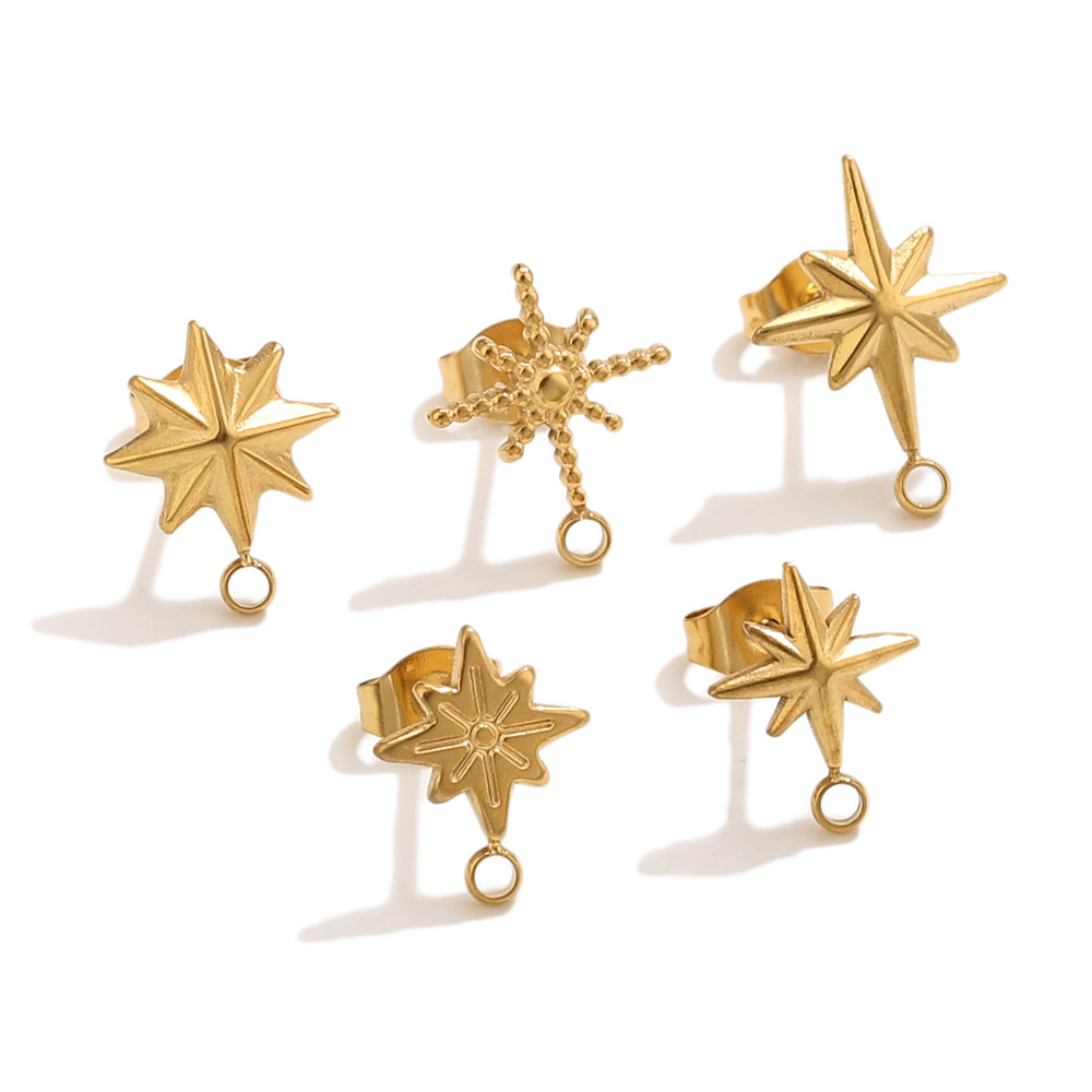 6pcs Stainless Steel Star Earr - Body Jewelry Tool review and price
