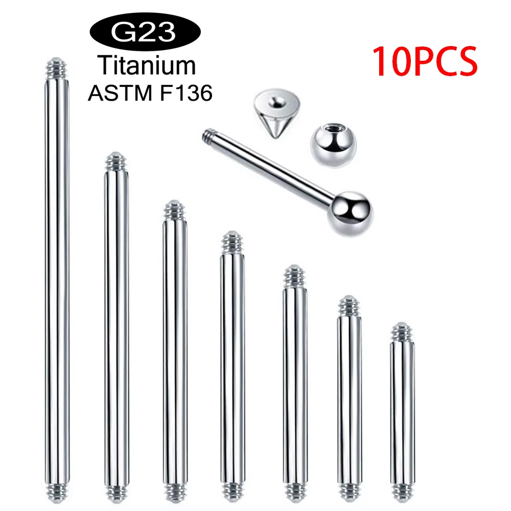 10pcs/lot ASTM F136 Implantabl - Body Jewelry Implant Grade Titanium review and price