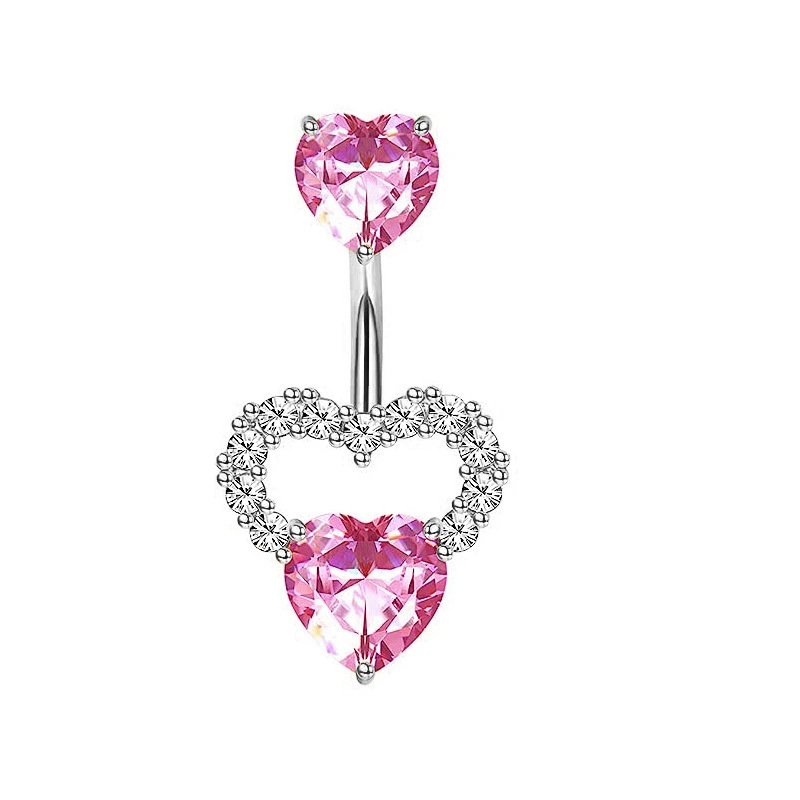 1PCS Pink Crown Belly Button R - Body Jewelry And Piercing review and price