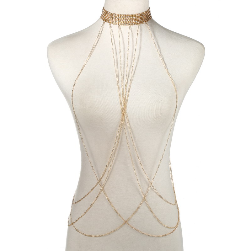 Gold Color Body Chain Women  R - Body Jewelry For You review and price