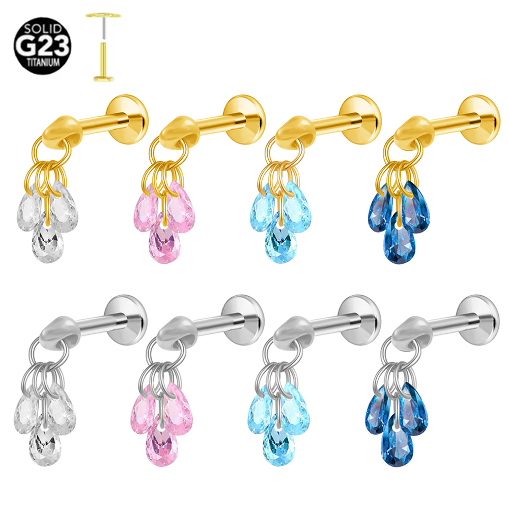 ASTM F136 G23 Titanium Teardro - Zoor Body Jewelry review and price