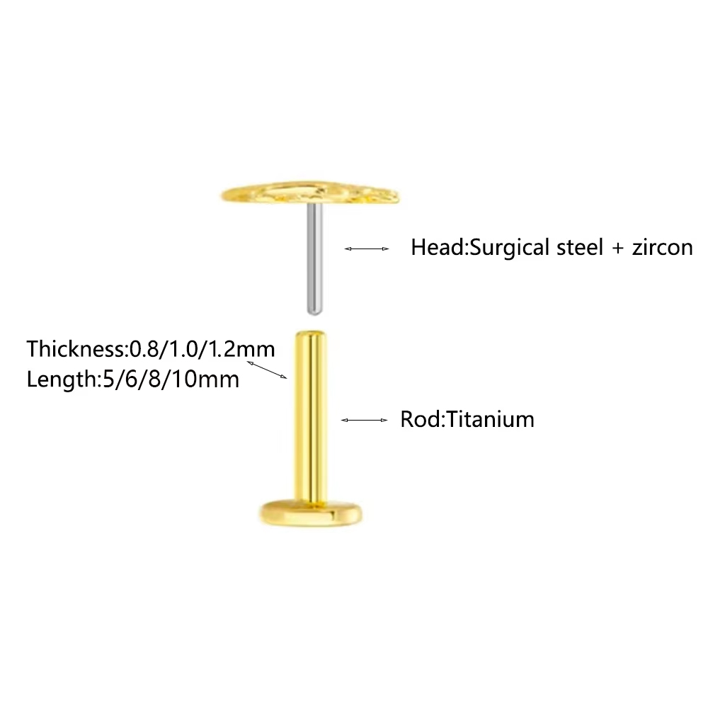 ASTM F136 G23 Titanium Teardro - Zoor Body Jewelry review and price