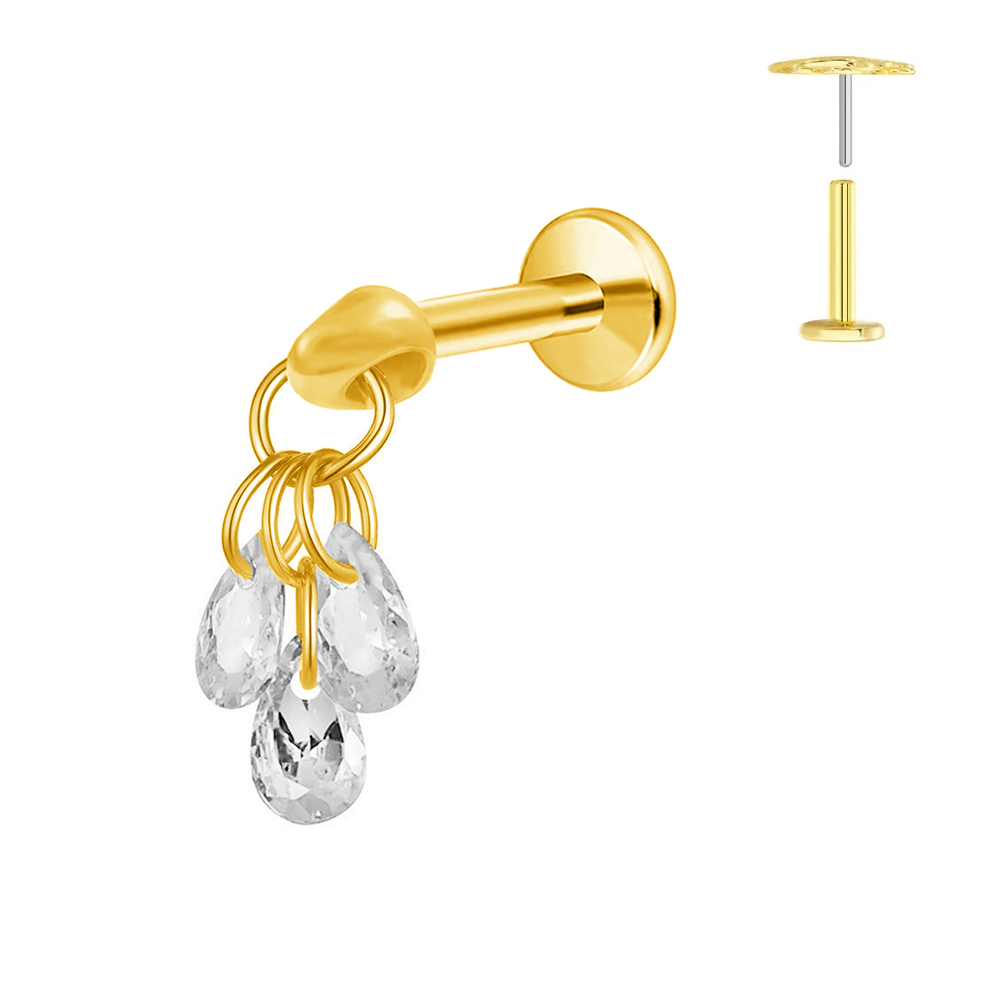 ASTM F136 G23 Titanium Teardro - Zoor Body Jewelry review and price