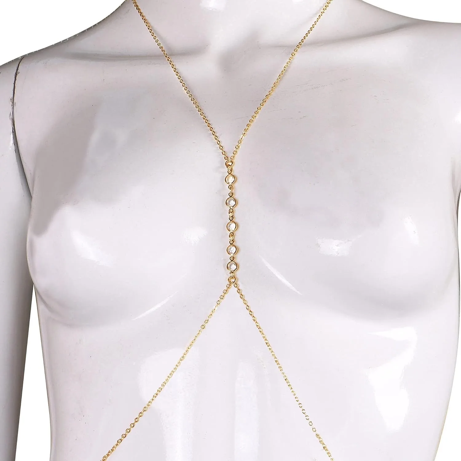 Summer Beach Crystal Belly Wai - Body Jewelry Bra review and price