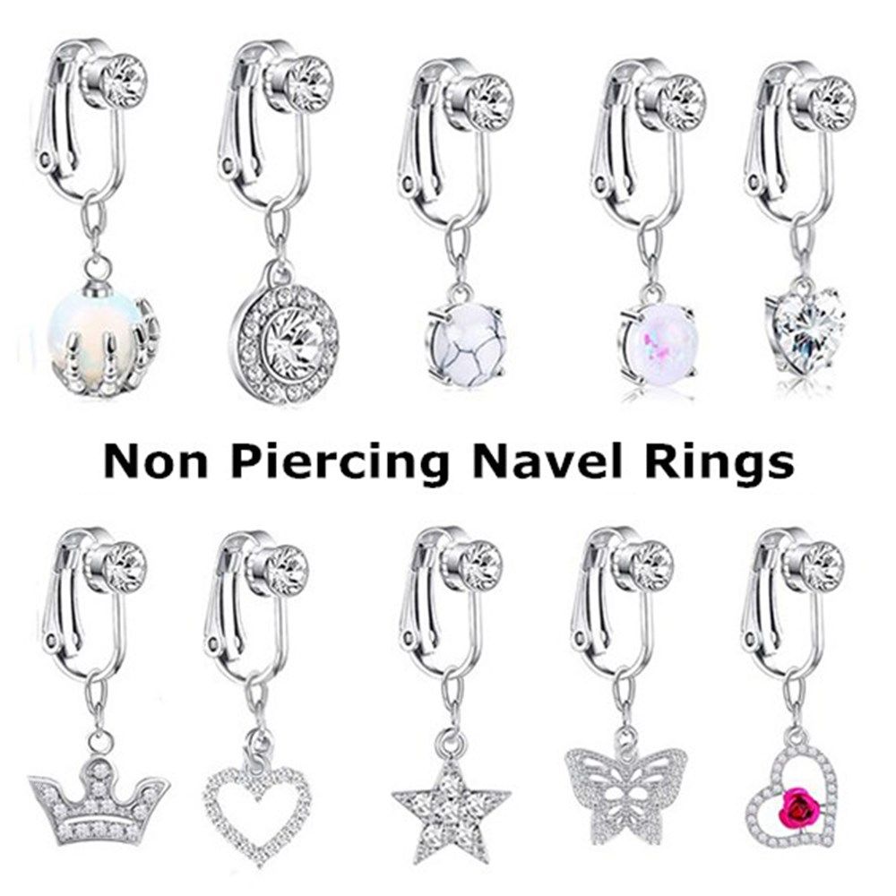 Fashion Women Belly Button Rin - Body Jewelry And Piercing review and price