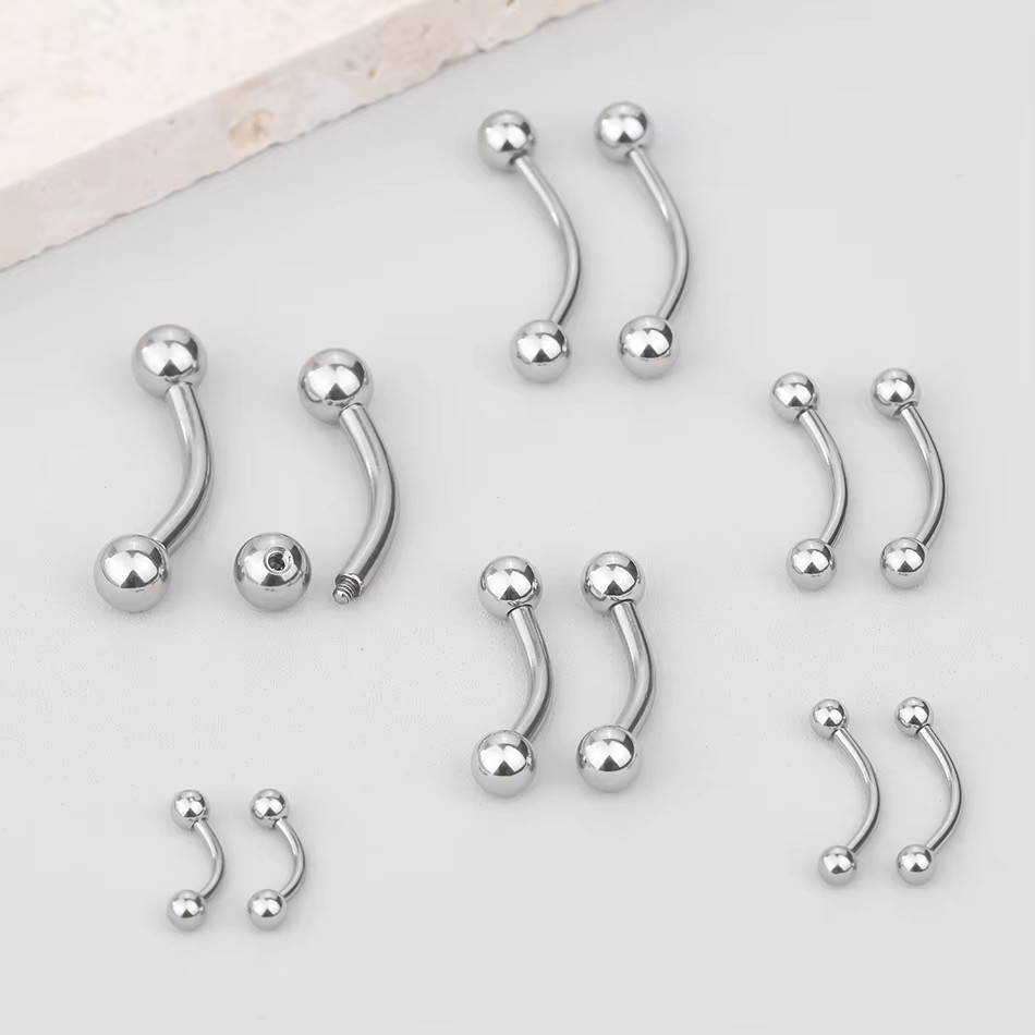 1Pc Titanium Piercing Curved B - Zoor Body Jewelry review and price