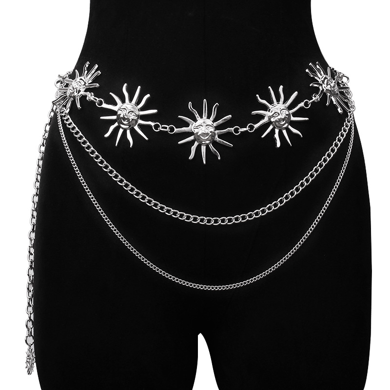 Chunky Multilayer Punk Gothic  - Body Jewelry Chain review and price