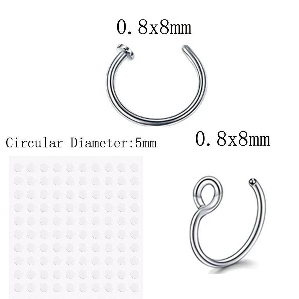 1-157Pcs Set Fake Eyebrow Ring - Body Jewelry Replacement Ball review and price