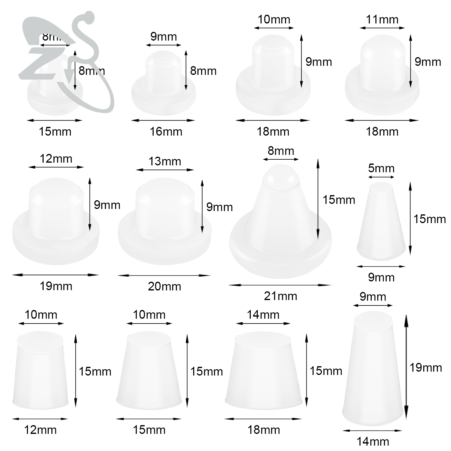 ZS 1PC Silicone Button Shaper  - Body Jewelry Repair review and price