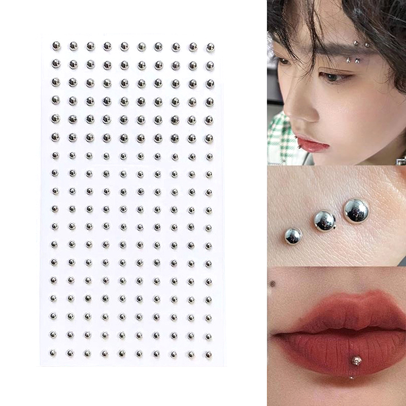 Diamond Sticker Fake Nose Stud - Body Jewelry And Piercing review and price