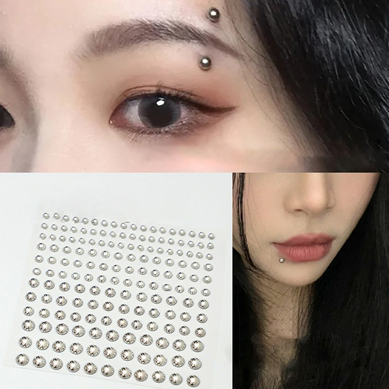 Diamond Sticker Fake Nose Stud - Body Jewelry And Piercing review and price
