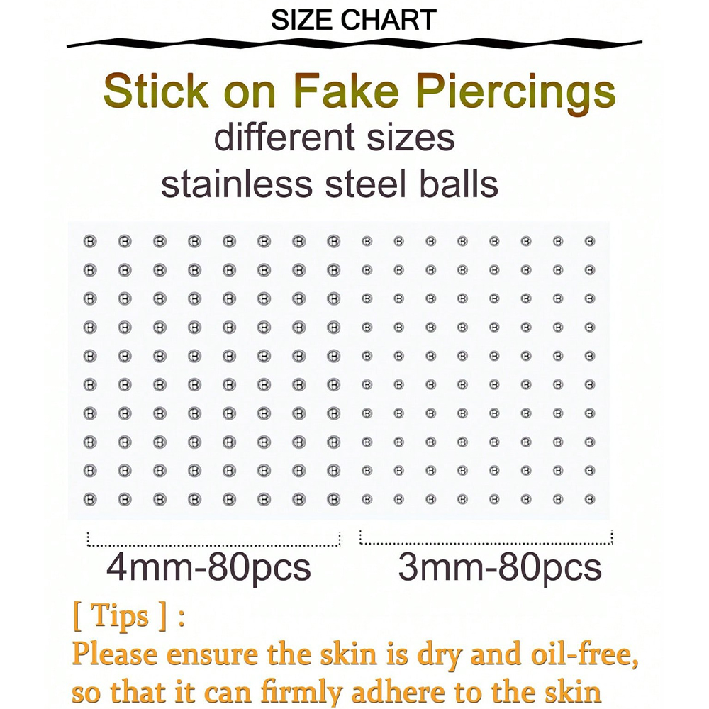 Fake Piercings Fake Nose Ring  - Body Jewelry Eyebrow review and price