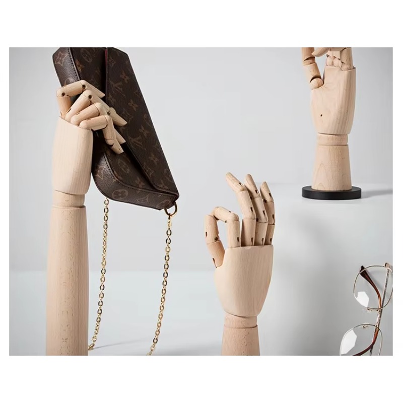 Solid Wood Hand Mannequin Rack - Body Jewelry Stores review and price