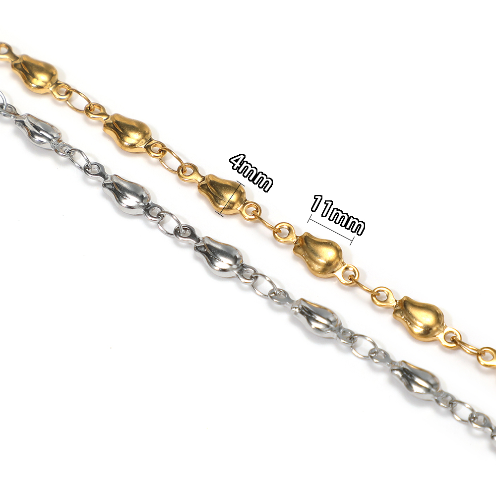 1 Meter Stainless Steel Flower - Body Jewelry Chain review and price