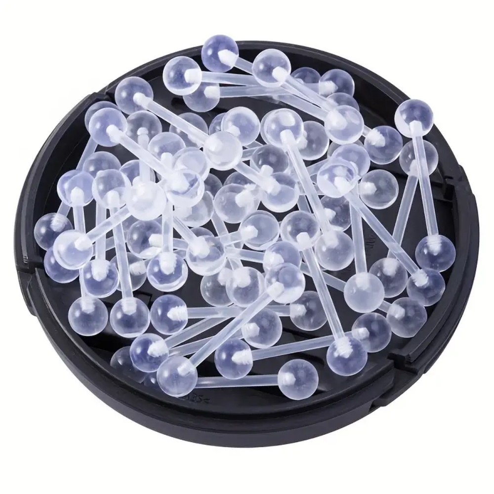 JKC Store 10pcs Acrylic Barbel - Body Jewelry Stores review and price