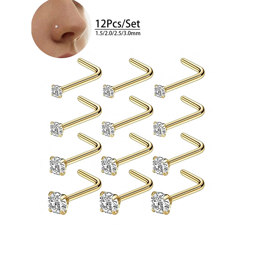 12-Piece Full Set 316L Hypoall - Body Jewelry And Piercing review and price