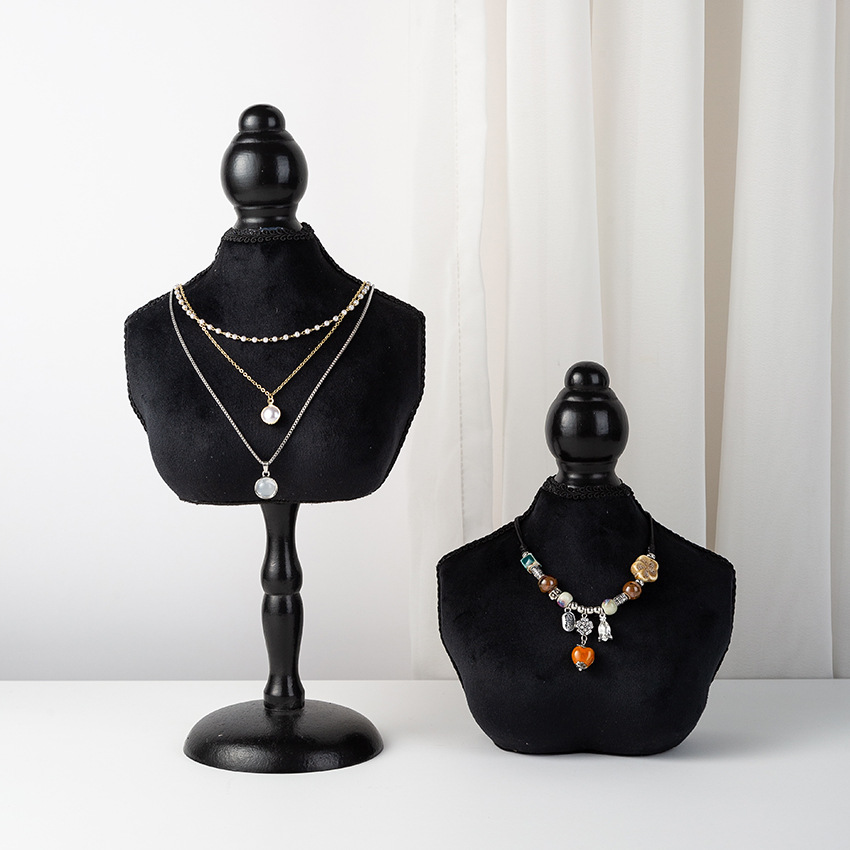 Black Velvet Bust Form Jewelry - Body Jewelry Stores review and price